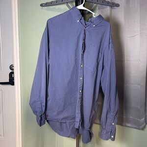 Ralph Lauren Casual Blue Button-Down Shirt